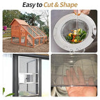 4 Pack 304 Wire Mesh Screen,11.8"X8.2" Heat-Resisting Metal Mesh, 20 Mesh Stainless Steel Mesh,Durable and Rustproof for Ventilation, Filtration, and Pest Filters