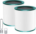 TP01 Ture HEPA 360° Glass Filter Replacement for Dyson Tower Air Purifier Pure Cool Link TP01 TP02 TP03 AM11 Models, Dyson Pure Cool Me BP01 Personal Purifying Fan, 2 Pack