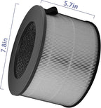 2 Pack U9CV2B Filter Replacement Compatible with LG PuriCare AeroTower Fan, for U9CV2B / U9CS1C / U9CV1C Air Purifier, 3-in-1 Filter and Activated Carbon Filters