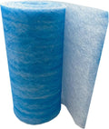 Paint Booth Exhaust Fiberglass Filter Roll, Blue/White Paint Arrestor for Spray Booth (30" x 200ft)