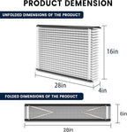 413 Replacement Filter Compatible with April-Aire Whole House Air Purifiers Model 1410, 1610, 2410, 2416, 3410, 4400,16x25x4 MERV 13 Pleated HVAC AC Furnace Filter,2 Pack