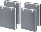 Vital 100 Replacement Filter Compatible with LEVOIT Vital 100 Air Purifier, 3-in-1 Filter with Activated Carbon Filter for Vital 100-RF, White, 4 Pack