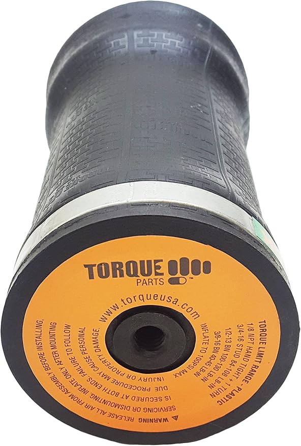 2 pack of TORQUE Cab Air Sleeper Bag Spring for Kenworth AEROCAB (MID 1999 & EARLIER) Models (Replaces Firestone 7064, W02-358-7064) (2 x TR7064)