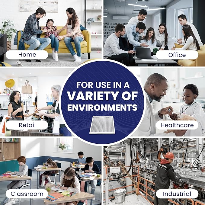 | Merv 8 | Washable & Reusable AC/Furnace Filter | Lifetime HVAC & Furnace Air Filter | Washable | Superior particle-holding Ability | Premium Quality Aluminum | 18x30x1