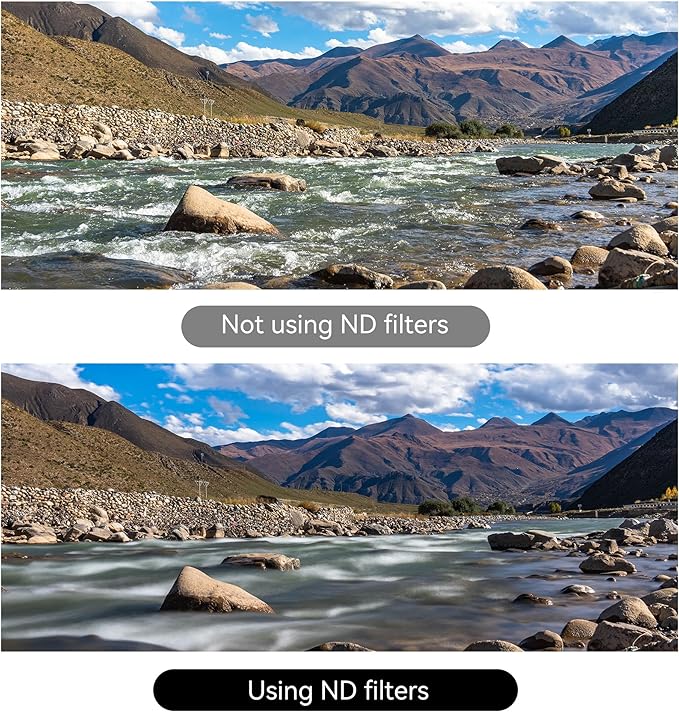 7artisans Nano Magnetic Filter UV Filter ND Light Reduction Filter/CPL Polarization Filter/GND Gradient Filter/Black Mist 1/4 Portrait Photography Filter Suitable for Lens(72mm 3-in-1 Set)