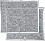 Broan BPS1FA30 Replacement Filters for QS1 and WS1 30” Range Hoods, Aluminum, 11.8" x 14.3" x 0.37" (L x W x H), 2-Pack