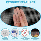 4 Pcs 13x9 (33cmx23cm) 5 Mesh 304 Stainless Steel Wire Mesh Sheet, Rustproof Metal Mesh Sheet Screen for DIY Crafts, Vent Covers, Garden Fencing, Window Protection & Industrial Filters