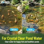 Classic Koi Pond Filter Pad FINE - White Bulk Roll Pond Filter Media, Ultra-Durable Pond Filters for Outdoor Ponds, Reusable Fish Pond Filter Material, USA, Aquatic Experts (3/4" - 1" x 24" x 56")