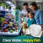 Aquatic Experts Aquarium Filter Floss for Fish Tank Filters - FilterFirst Aquarium Filter Pad - Media Roll for Crystal Clear Water, 3/4" - 1" Thick (24 Inch Wide, 72 Inch Long)