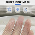 304 Stainless Steel Mesh Screen, Wire Screen Mesh, Rust Free Woven Wire Mesh, Metal Mesh Screen for Air Vents, Window Screen, Filters, Cage,Garden Covers (40mesh 47in×118in)