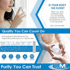 Applied Membranes Inc. 2-Stage Whole-House Water Filter System, 1-Micron and 5-Micron 4.5-Inch by 20-Inch Filters