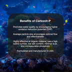 Brightwell Aquatics Carbonit-P - Activated Carbon Filter Media for Marine and Freshwater Aquarium, 500-g (CRBP500)
