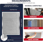 MERV 8 16x20x1 Washable Aluminum Lifetime Furnace Filter, Reusable AC/HVAC Filter, Permanent Air Filter, Easy to Clean, Healthier Home or Office