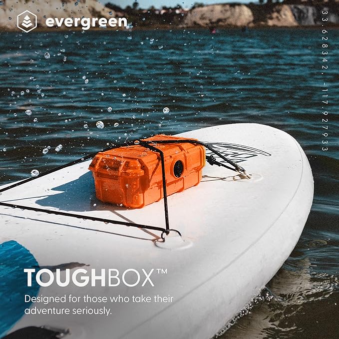 Evergreen 57 Waterproof Dry Box Protective Case with Pick & Pluck Foam - Travel Safe/Mil Spec/USA Made - for Cameras, Phones, Hiking, Boating, Water Sports, Action Cams (Red)