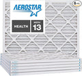 Aerostar 10x18x1 MERV 13, Pleated Air Filter, 10x18x1, Box of 6, Made in the USA