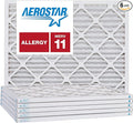 Aerostar 17x22x1 MERV 11, Pleated Air Filter, 17x22x1, Box of 6, Made in the USA