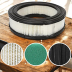 2Pcs 692519 Round Air Filter Cartridge with Pre Filter 692520 Replacement for BRIGGS and STRATTON 806232 541477 542477 543477 356447 380442 380447 Lawn Mower V-twin Engines