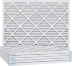 Aerostar 24x28x1 MERV 8 Air Filter, Pleated AC Furnace HVAC Filters (23.875x27.875x0.75), Electrostatically Charged for Allergies Dust Pet Dander Pollen Mold Lint, MPR 600 FPR 5, USA, 6 Pack