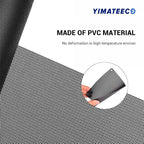 140mm Fan Dust Filter PC, 10Pack PVC Computer Dust Filter Mesh Dustproof Case Cover PC Cooler Fan Filter Grills with 40pcs Screws for Computer Cooler (PVC, 140 * 140mm, 10pcs, Black)