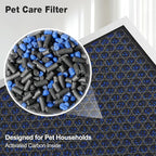 KNKA Air Purifier Replacement Filter for APH4000, 2-Pack HEPA & Activated Carbon Filters, Blue