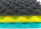 Wave Point Aquarium Bio Sponge Foam Filter Media Pad Cut-to-fit for Fish Tank Sump Pond 17" x 11" x 1/2" to 1" (1 Set (3 PCS))