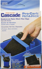 PENN-PLAX Cascade Pro-C Aquarium Canister Filter Media Bags – 8 Oz – 2-Pack
