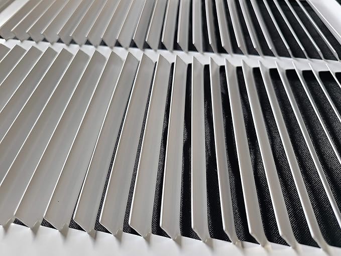 Fits 24x20 Duct Opening | Steel Return Air Grille by Handua | Vent Cover Grill for Sidewall and Ceiling | White | HVAC Cold Air Intake Grille | Outer Dimensions: 25.75"W X 21.75"