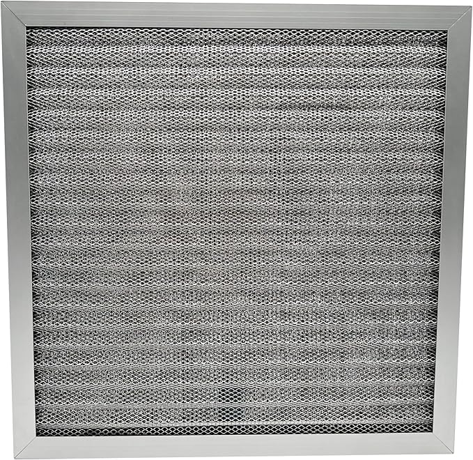 Washable Air Filter(12" x 12" x 1"), Aluminum Electrostatic Air Filter for Furnace and Central Air Conditioner