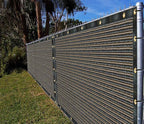 Ifenceview 6'x3' to 6'x50' Brown Shade Cloth/Fence Privacy Screen Fabric Mesh Net for Construction Site, Yard, Driveway, Garden, Railing, Canopy, Awning 160 GSM UV Protection (6' x 42')