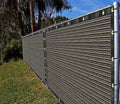 Ifenceview 6'x3' to 6'x50' Brown Shade Cloth/Fence Privacy Screen Fabric Mesh Net for Construction Site, Yard, Driveway, Garden, Railing, Canopy, Awning 160 GSM UV Protection (6' x 17')