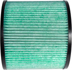 HQRP High Efficiency H14 HEPA Cartridge Filter 2-pack Replacement for Shop-vac 90350 90340 90304 9035033 90344, Fits most 4-16 Gallon Shop-Vac Wet/Dry Vacuums, Washable and Reusable, Green