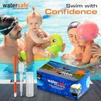 Pool and Spa Rapid Bacteria Test by Watersafe, Detects Down to 1 Bacteria/μL, including E. coli, Salmonella and More, Pack of 10