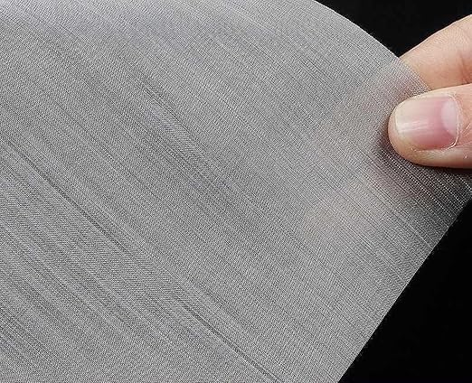 2Pcs 200 Mesh 304 Stainless Steel Fine Pollen Screen Filtration Woven Wire Mesh 12x35"