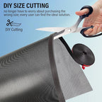 78x12 inch Customizable DIY Floor Vent Covers, Magnetic PVC Vent Mesh for Wall, Ceiling & Home Floor, PC Case Dust Mesh Filter