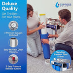 Whole House Water Filter System| HEAVY METAL| 3 Stage Water Purifier Whole Home, Top-Tier Heavy Metal Filter Produces Overachieving H2O, Specially Targets Lead, Arsenic, Chromium, Reduces Chlorine