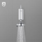 Philips Shower Filter Cartridge AWP175/37, for Philips Shower Filter AWP1775 Series, NSF Certified KDF Material Double Mesh Filtration, Reducing Chlorine/Impurities/Rust Sediments