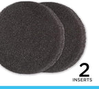 Fluval FX Carbon Foam, Replacement Aquarium Filter Media, 2-Pack, A249,White