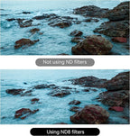 7artisans Nano Magnetic Filter UV Filter ND Light Reduction Filter/CPL Polarization Filter/GND Gradient Filter/Black Mist 1/4 Portrait Photography Filter Suitable for Lens(82mm ND8)