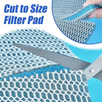 AQUANEAT Aquarium Filter Sponge 8-Layer Filter Media Pad, Cut-to-Size Foam Floss for Fish Tank Sump Pond (28" x 11" x 0.6")