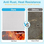 32 Pcs 13x9 (33cmx23cm) 20 Mesh 304 Stainless Steel Wire Mesh Sheet, Rustproof Metal Mesh Sheet Screen for DIY Crafts, Vent Covers, Garden Fencing, Window Protection & Industrial Filters