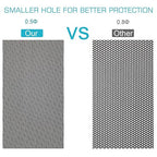 287mm 140mm x 2 PC Fan Dust Mesh Filter 11.3inch x 5.79inch PVC Computer PC Case Dust Proof Filter Cover Magnetic Black 2-Pack