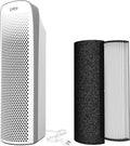 Pure Enrichment PureZone Elite Air Purifier and Filter Bundle - True HEPA Large Room Tower with Air Quality Monitor, 4 Stage Filtration and UV-C Light, Helps Destroy Bacteria, Smoke, Pollen & Dust