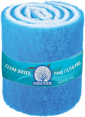 Premium Koi Pond Filter Media Roll - High-Efficiency Pond Filters for Outdoor Ponds, Reusable Fish Pond Filter Material, Made in USA (PRO - Blue - 8ft)