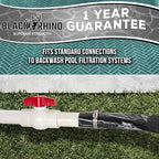 U.S. Pool Supply Pool Backwash Hose 2 Inch Diameter x 25 Feet - Discharge Hose for Pump, Sand Filter & Sump Pump Hoses - Burst Resistant Lay Flat Drainage Hoses for Inground & Above Ground Pools