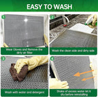 12x24x1 Air Filter Electrostatic Filter Reusable Washable HVAC AC Furnace Filter,MERV 8,Lasts a Lifetime, Healthier Home or Office(Actual Size:11.38x23.35x0.8 Inch)