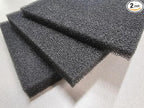 10 ppi Reticulated Sponge Black Regicell Automotive Air Filter, Noise Suppression Filtration, Speaker Foam Size: (2PCS) 54" x 36" x 3/4" Thick