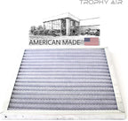 24x24x1 | Trophy Air | Merv 8 | Washable Furnace Filter | Lifetime HVAC & Furnace Air Filter | Washable Electrostatic | High Dust Holding Capacity | Premium Quality Aluminum