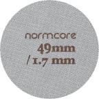 Normcore 49mm Puck Screen - Lower Shower Screen - Metal Coffee Reusable Filter for Espresso Portafilter Filter Basket 49mm - 1.7mm Thickness 150μm - 316 Stainless Steel
