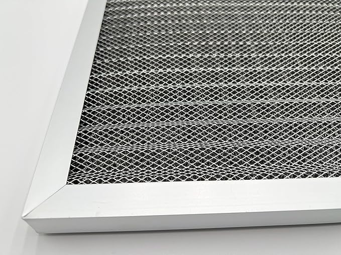 Washable Air Filter(14" x 25" x 1"), Aluminum Electrostatic Air Filter for Furnace and Central Air Conditioner