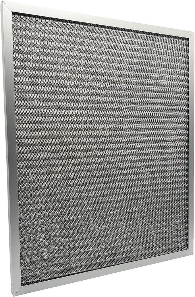 Washable Air Filter(20" x 25" x 1"), Aluminum Electrostatic Air Filter for Furnace and Central Air Conditioner